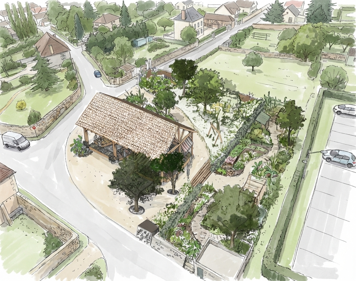 Étape : Charpente finie