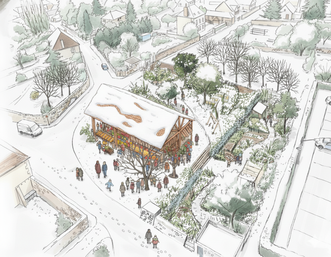 La Halle Vivante en Hiver